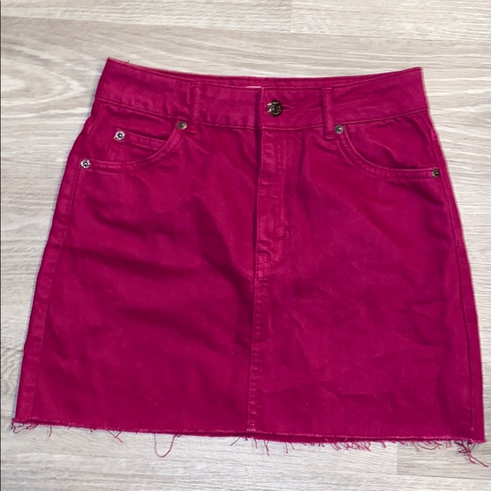 Denim skirt